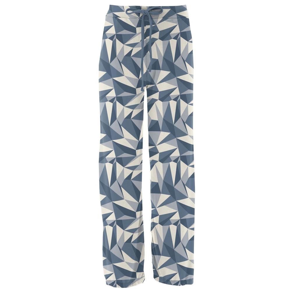 NEW KICKEE women's print lounge pants in winter ice